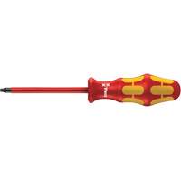 160 iS VDE Insulated Square point screwdriver, #2 Tip, Round, 12" L, Plastic Handle Duraquip Inc