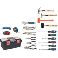 Jeu d'outils essentiels avec coffret en plastique, 28 Morceaux TYP013 | Duraquip Inc