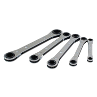 Wrench Set, Ratcheting Box, 5 Pieces, Metric Duraquip Inc