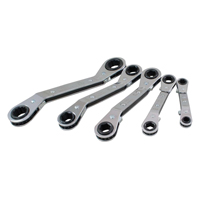 Offset Wrench Set, Ratcheting Box, 5 Pieces, Metric Duraquip Inc