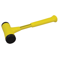Dead Blow Hammer, 24 oz., Textured Grip, 12-1/4" L Duraquip Inc