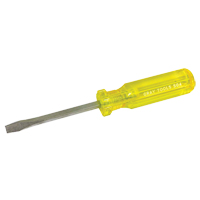 Tournevis fendu, 1/4", 8-1/4" lo, Prise Plastique Duraquip Inc