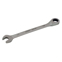 Combination Fixed Head Ratcheting Wrench, 12 Point, 5/16", Stainless Steel Finish Duraquip Inc