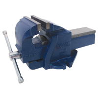 Ductile Iron Mechanics Bench Vise, 4-1/2" Jaw Width, 2-3/5" Throat Depth Duraquip Inc
