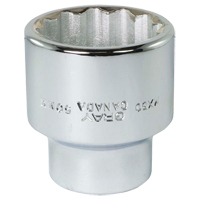 Socket, 50 mm, 1" Drive, 12 Points Duraquip Inc