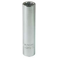 Socket, 5/16", 1/4" Drive, 12 Points Duraquip Inc