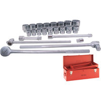 Jeu de douilles et accessoires, 24 Mcx, Prise de 1" Duraquip Inc