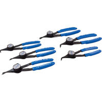 Convertible Retaining Ring Plier Set - Includes Plastic Case, 6 Pieces Duraquip Inc