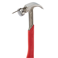 Curved Claw Smooth-Face Hammer, 20 oz., Solid Steel Handle, 14" L Duraquip Inc