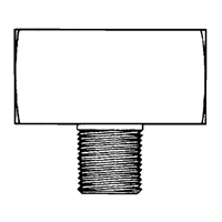 Jonction En T&eacute; M&acirc;le, Laiton, 1/8" Duraquip Inc