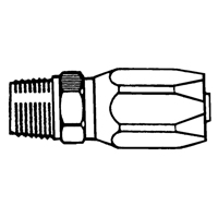 Fittings - Reusable Hose Fittings, 1/2" Dia., Brass Duraquip Inc
