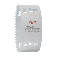 Carbide Hole Saw, 4", 1-31/50" Depth of Cut, Carbide Duraquip Inc