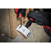 Carbide Hole Saw, 4", 1-31/50" Depth of Cut, Carbide Duraquip Inc