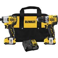 Xtreme Brushless Drill & Impact Driver Kit, Lithium-Ion, 12 V Duraquip Inc