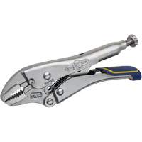Fast Release Locking Pliers with Wire Cutter, 5" Length, Curved Jaw Duraquip Inc