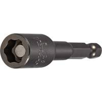 Tourne-&eacute;crou &agrave; lobes, Embout 1/4", Prise 1/4", 2-9/16" lo, Magn&eacute;tique Duraquip Inc