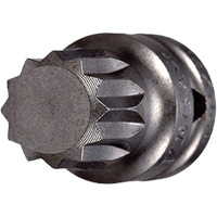 Embout &agrave; ins&eacute;rer, Triple carr&eacute;, 5 x 3/4" lo, Prise 1/4" Duraquip Inc