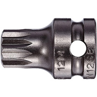 Embout &agrave; ins&eacute;rer, Triple carr&eacute;, 5 x 1" lo, Prise 3/8" Duraquip Inc