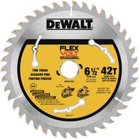 FlexVolt&reg; TrackSaw Blade, 6-1/2", 42 Teeth, Wood Use Duraquip Inc