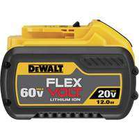 Batterie Max FlexVolt, Lithium-ion, 20 V/60 V, 12 Ah Duraquip Inc
