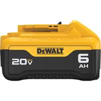 Bloc-piles Max XR Premium, Lithium-ion, 20 V, 6 Ah Duraquip Inc