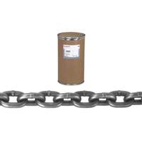 System 8 Cam-Alloy Chain, Alloy Steel, 1-1/4" x 60' (18.3 m) L, Grade 80, 72300 lbs. (36.15 tons) Load Capacity UAJ077 | Duraquip Inc