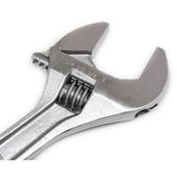 Adjustable Wrench - Bagged, 8" L, 1-1/8"/29 mm Max Width, Chrome Duraquip Inc
