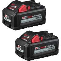 Blocs-piles Redlithium High Output XC6.0, Lithium-ion, 18 V, 6 Ah Duraquip Inc