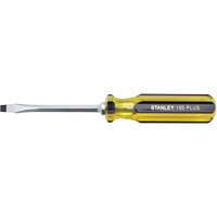 Tournevis pour &eacute;crous &agrave; fente 100 PLUS, Tige de 1/4", Carr&eacute;e, 8-3/16" lo, Prise en Plastique Duraquip Inc