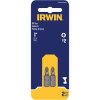 Embouts de tournevis &agrave; ins&eacute;rer, Phillips, #2, Prise 1/4" Duraquip Inc