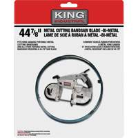 Band Saw Blade, Bi-Metal, 44-7/8" L x 1/2" W x 0.02" Thick, 10-14 TPI Duraquip Inc