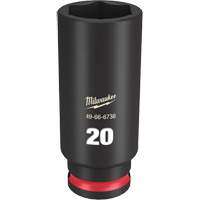 Shockwave Impact Duty Socket, Impact, 2 mm, 3/8" Drive, 6 Points, Deep Duraquip Inc