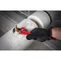 Cl&eacute; &agrave; tuyau, Cap des m&acirc;choires 3/4", Longueur 6", Fini Rev&ecirc;tement en poudre Duraquip Inc