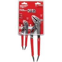 6" & 10" Comfort Grip Straight Jaw Pliers Set, 2 Pieces Duraquip Inc