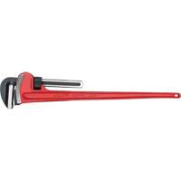 Pipe Wrench, 6" Jaw Capacity, 48" Long, Powder Coated Finish, Ergonomic Handle Duraquip Inc