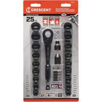 Mechanic's Tool Set, 25 Pcs, 3/8" Drive Size Duraquip Inc