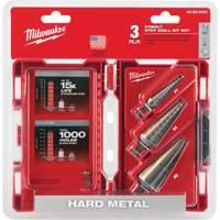 Jeu de forets &eacute;tag&eacute;s, 3 morceaux, Acier rapide au cobalt Duraquip Inc