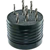 Drillco&reg; Combined Tap & Drill Set, 6 Pieces, High Speed Steel Duraquip Inc