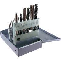 Drillco&reg; Tap & Drill Set, 18 Pieces Duraquip Inc
