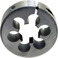 DRILLCO Round Adjustable Pipe Die, 1/16"-27 Thread, High Speed Steel Duraquip Inc