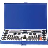 Drillco&reg; Fractional Tap & Die Set, 40 Pieces Duraquip Inc