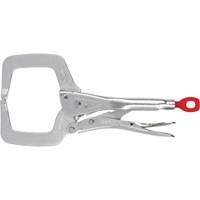 Torque Lock Locking Pliers with Regular Jaws, 11" Length, C-Clamp Duraquip Inc