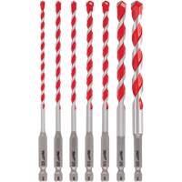 Jeu de forets pour perceuse &agrave; percussion Shockwave, 7 morceaux, Carbure Duraquip Inc