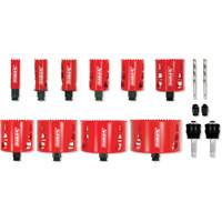 Ensemble de scie-cloche bim&eacute;tallique pour &eacute;lectricien, 16 morceaux Duraquip Inc