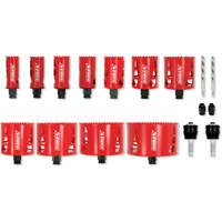 Ensemble de scie-cloche bim&eacute;tallique de plombier, 17 morceaux Duraquip Inc