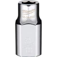 SAE Socket with Four Flat Sides, 3/8", 1/2" Drive, 6 Points Duraquip Inc