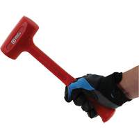 One-Piece Dead Blow Hammer, 10.5 lbs., Smooth Grip, 30" L Duraquip Inc