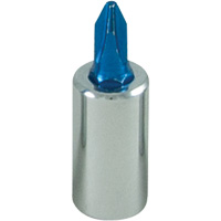Douille tournevis &agrave; embout bleu, Phillips, #2, Prise 1/4" Duraquip Inc