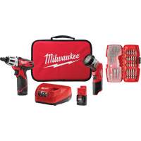Screwdriver & Light Accessory Kit, Lithium-Ion, 12 V Duraquip Inc