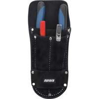 Tool Pouch, Plier Holder, Leather, 3 Pockets Duraquip Inc